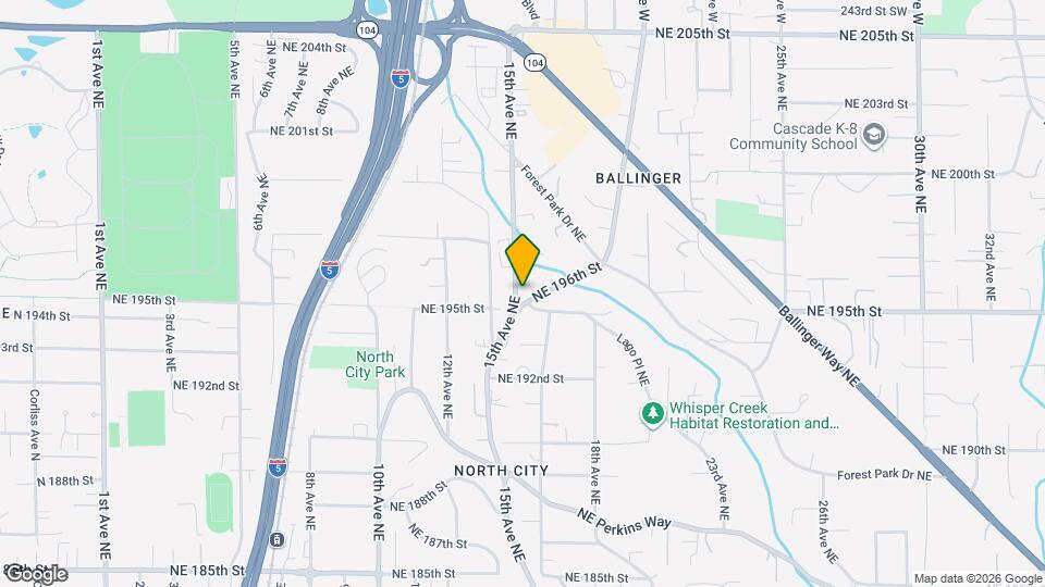 19614 15th Avenue Northeast, Unit C Map and Location Details