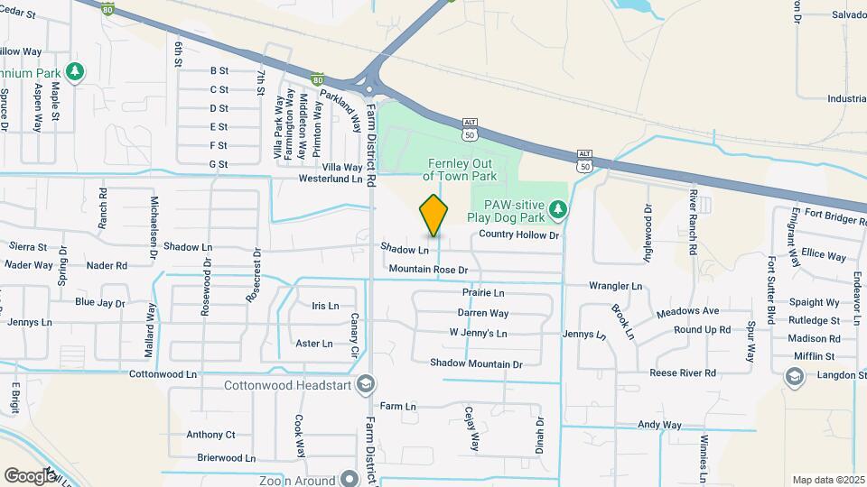 1210 Shadow Ln Map and Location Details