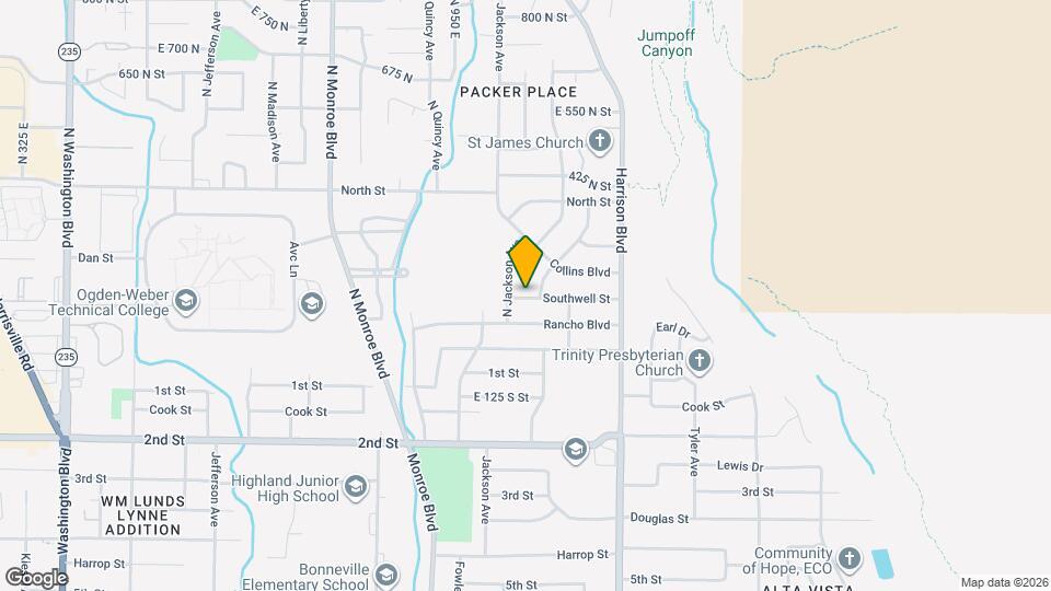 1022 Southwell St Map and Location Details