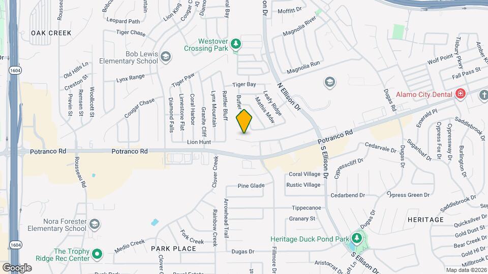 10147 Westover Bluff Map and Location Details