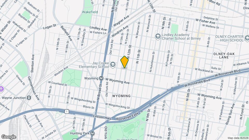 1200 W Loudon St Map and Location Details