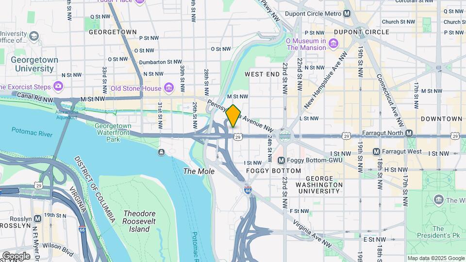 1001 26th St NW Map and Location Details