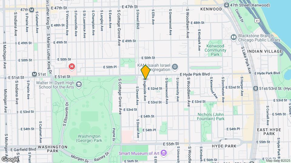 5135 S Ingleside Ave Map and Location Details