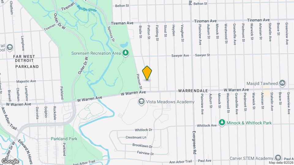 7265 Braile St Map and Location Details