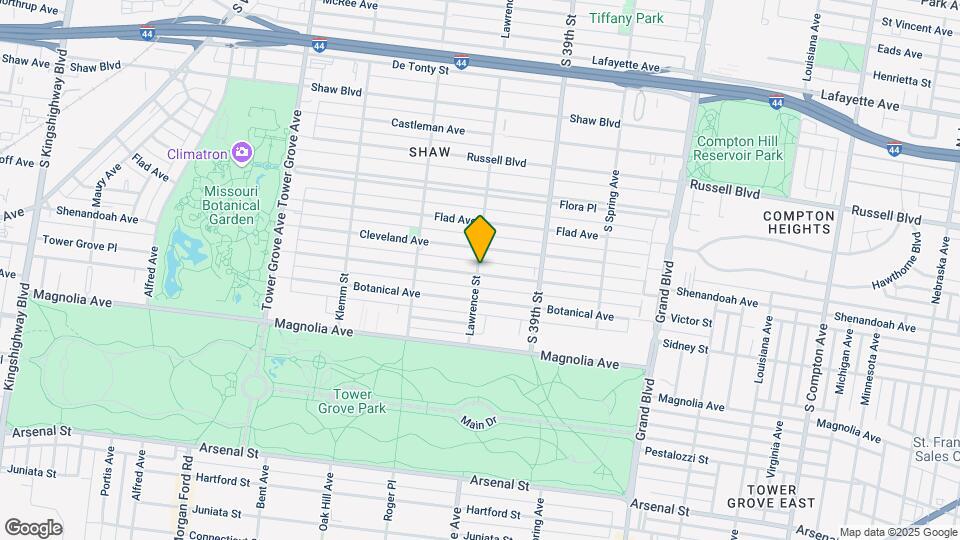 3969 Shenandoah Ave Map and Location Details