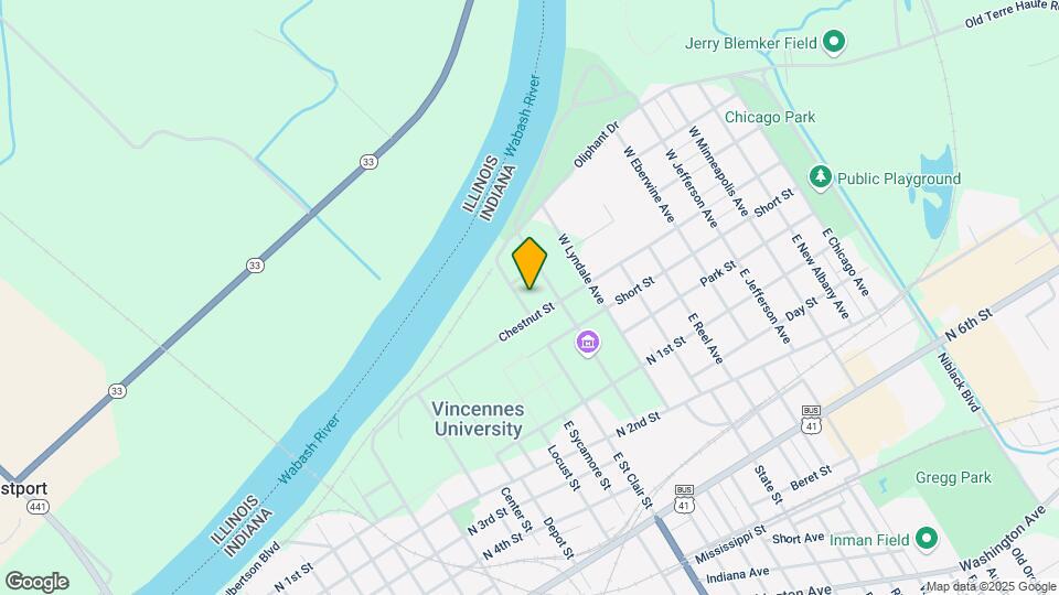 Wabash Riverfront Flats Mapa y Detalles de la Ubicación