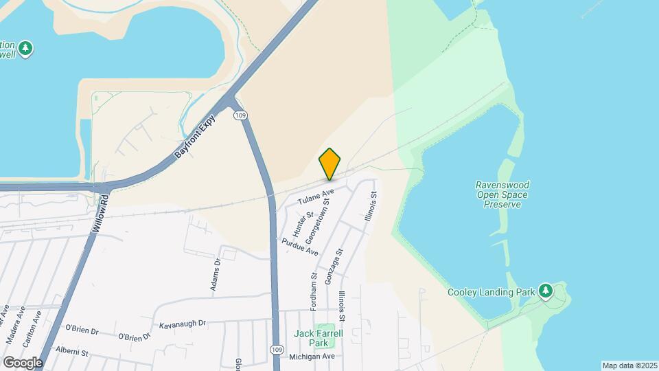 1755 Tulane Ave Map and Location Details