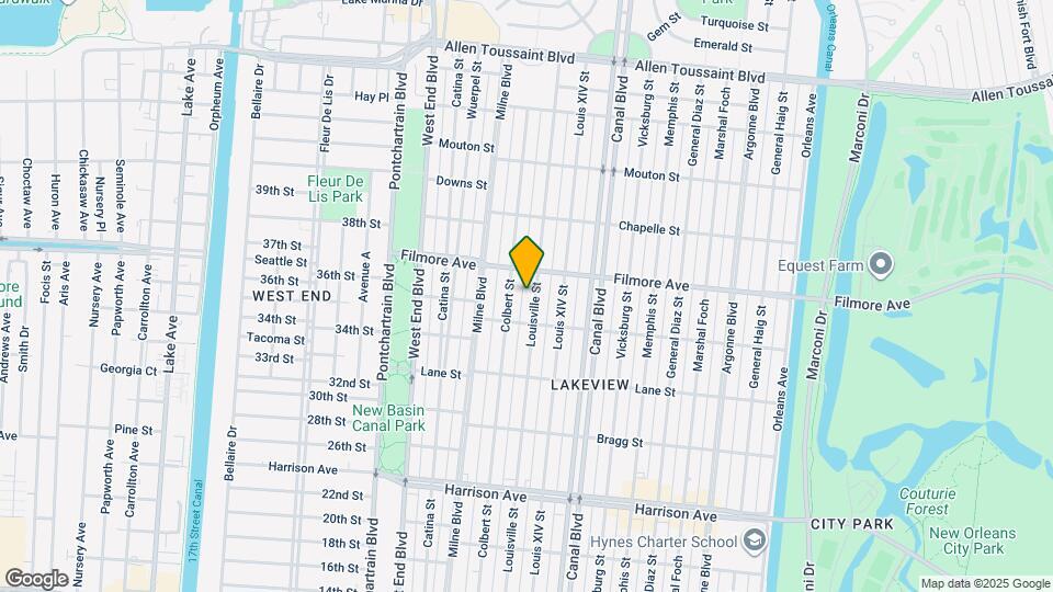 6640 Louisville St Map and Location Details