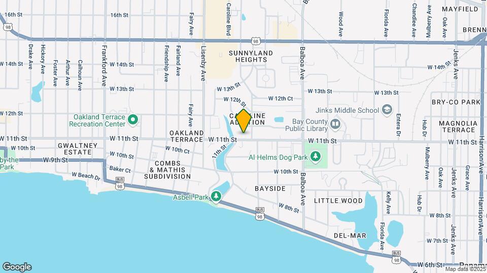 1204 W 11th St Map and Location Details