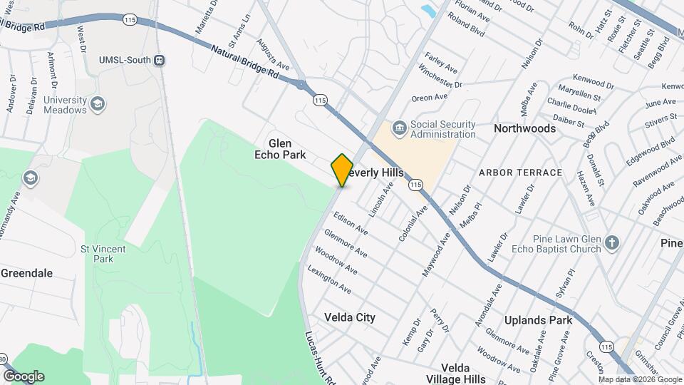 3422 Lucas and Hunt Rd Mapa y Detalles de la Ubicación
