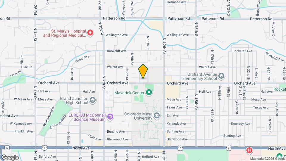 1010 Orchard Ave Map and Location Details