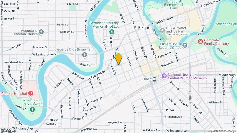 509 W Franklin St Mapa y Detalles de la Ubicación