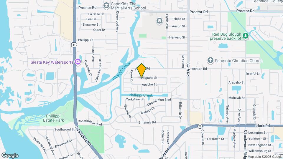 2436 Arapaho St Map and Location Details