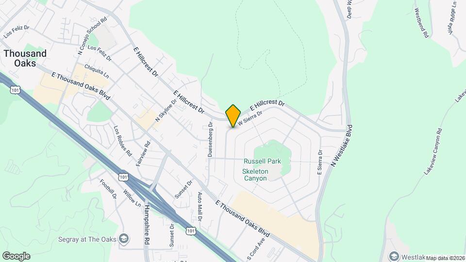 3235 W Sierra Dr Map and Location Details