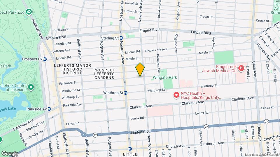 Fenimore Street Mapa y Detalles de la Ubicación