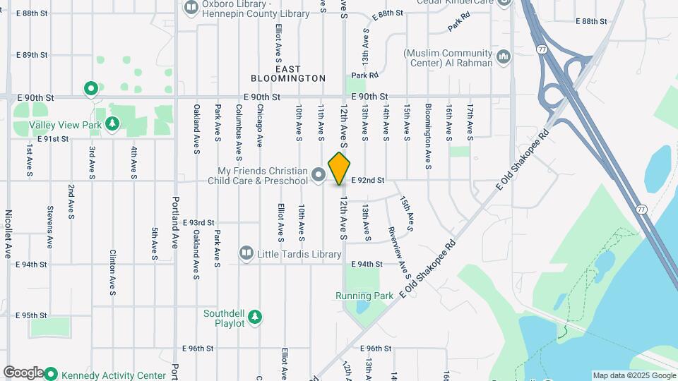 9206 12th Ave S Map and Location Details