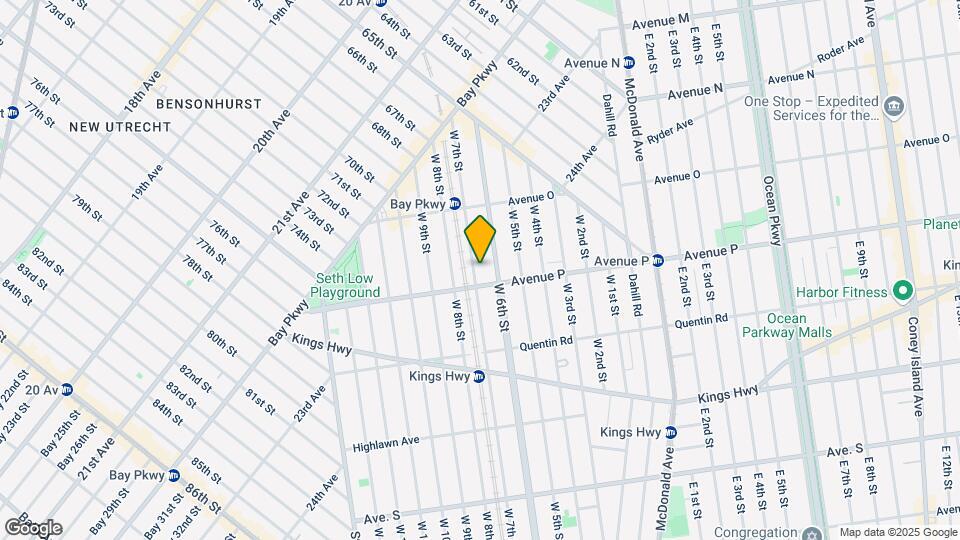 1581 W 7th St Map and Location Details