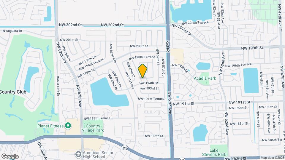 19441 NW 59th Pl Map and Location Details