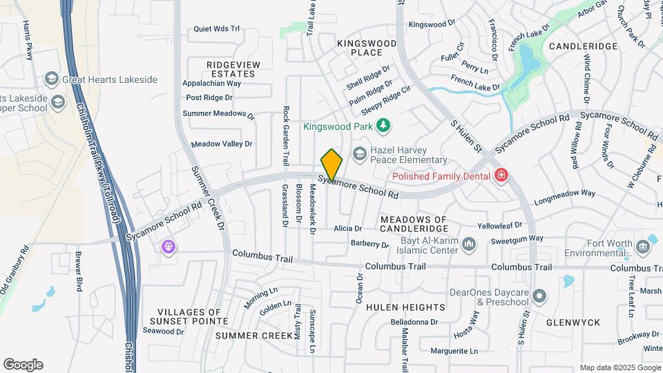 7609 Greengage Dr Map and Location Details