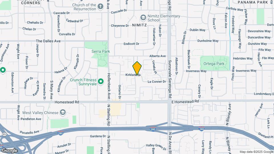 642 Kirkland Dr Map and Location Details