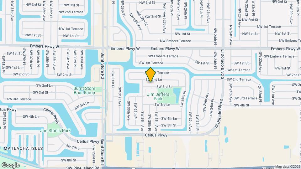 2825 SW 3rd St Map and Location Details