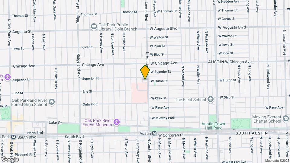 626 N Austin Blvd Map and Location Details