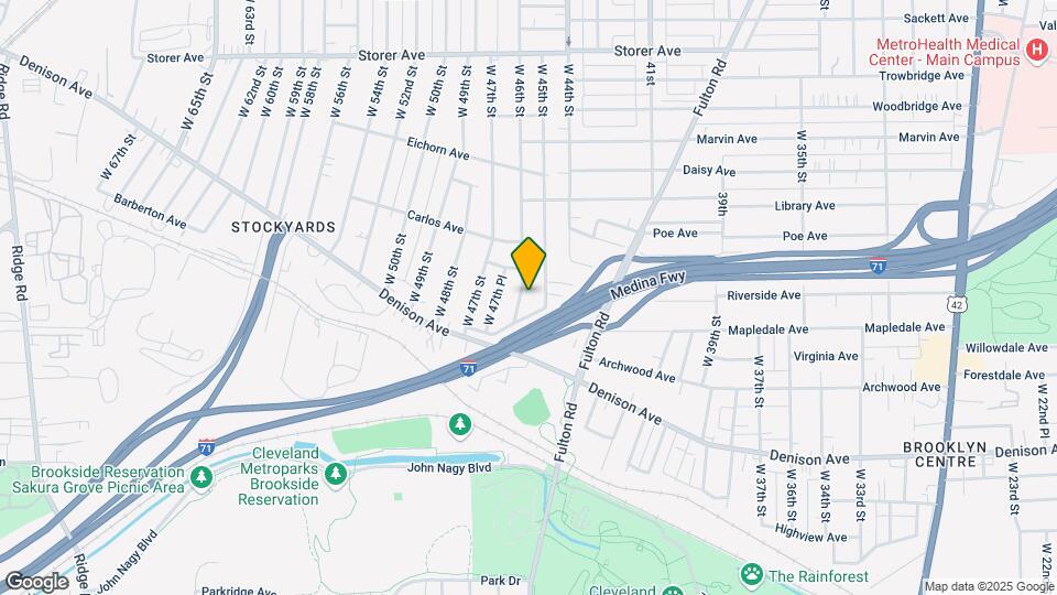 3635 W 46th St Map and Location Details