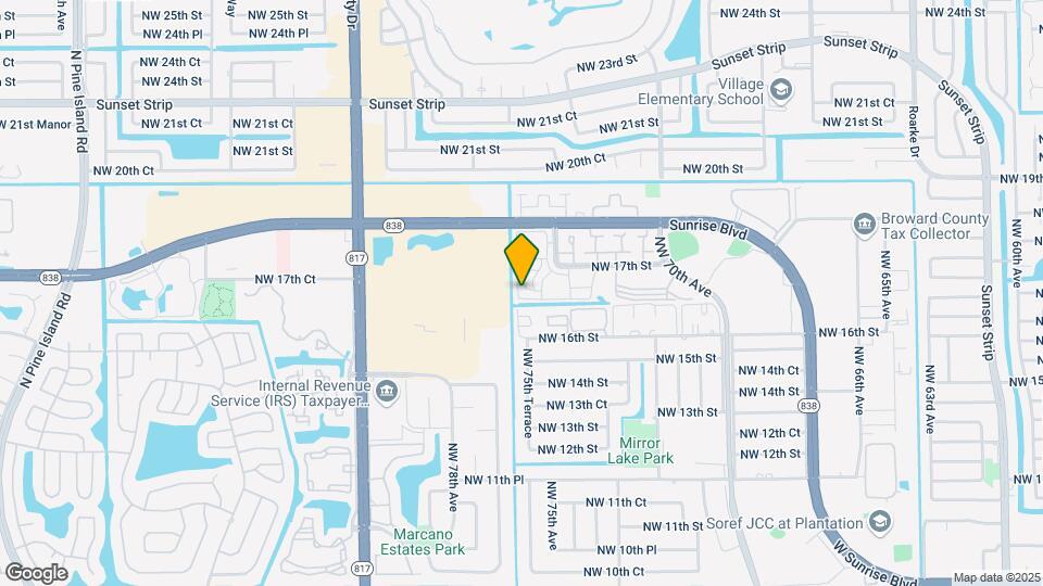 7500 NW 17th St Map and Location Details