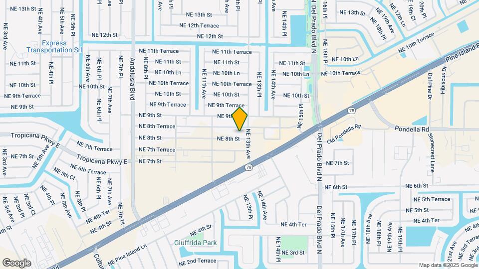 1217 NE 8th St Map and Location Details