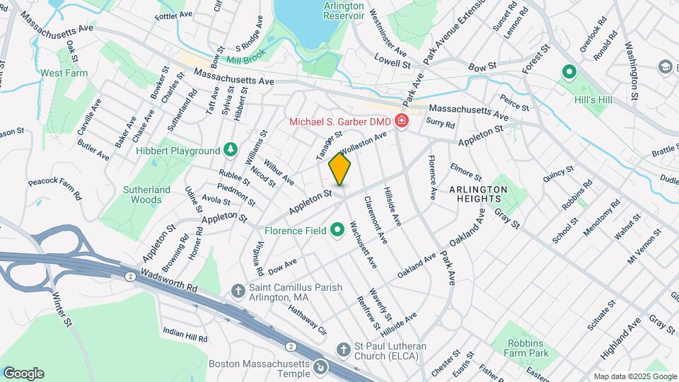 29 Wachusett Ave, Unit 29 Wachusett Ave Map and Location Details