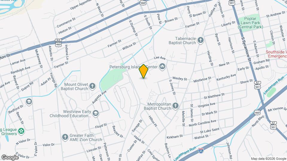 659 Pegram St Map and Location Details