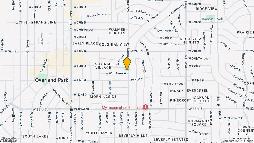 6300 W 80th Terrace Map and Location Details