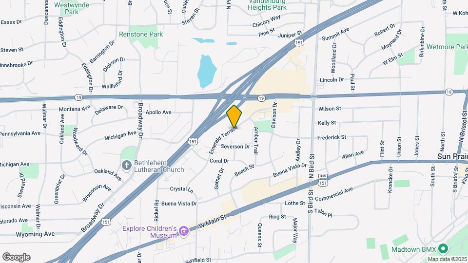 1205 Emerald Terrace-Unit -1 Map and Location Details