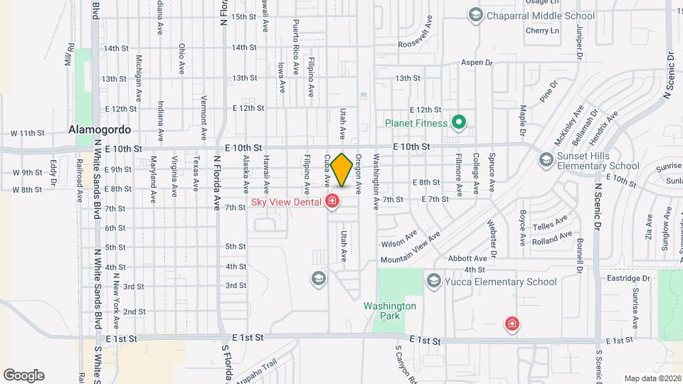 1308 E 8th St Map and Location Details