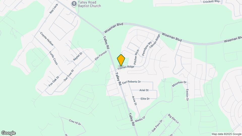 14629 Tillman Ridge Map and Location Details