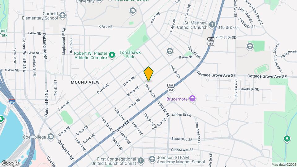 220 19th Street Northeast Map and Location Details