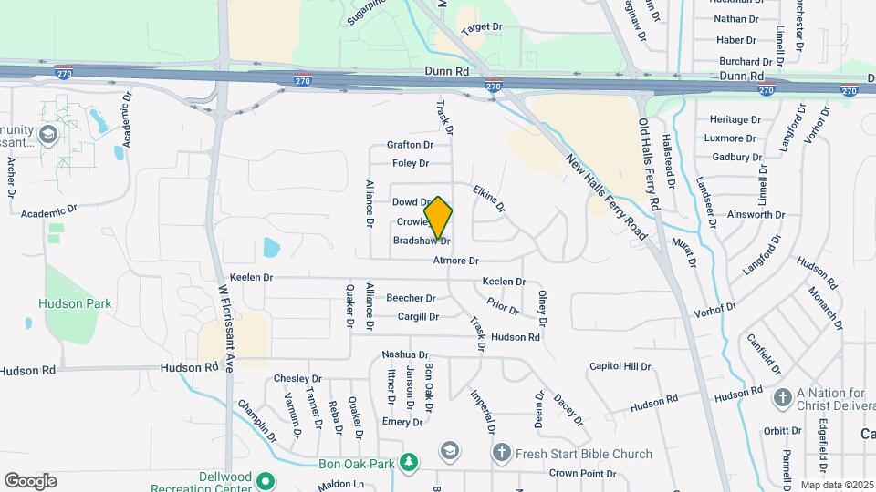 1738 Bradshaw Dr Map and Location Details
