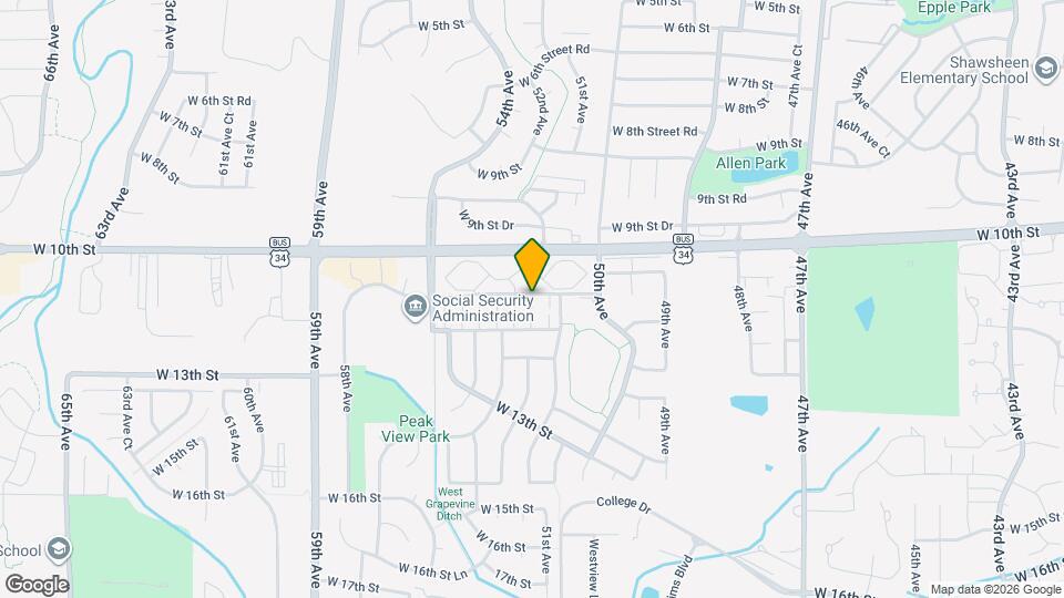 5122 W 11th St Map and Location Details