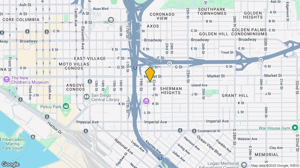Island Ave Senior Map and Location Details