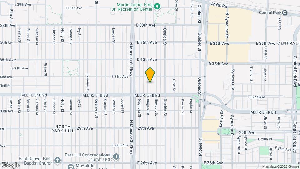 3252 Niagara St Map and Location Details
