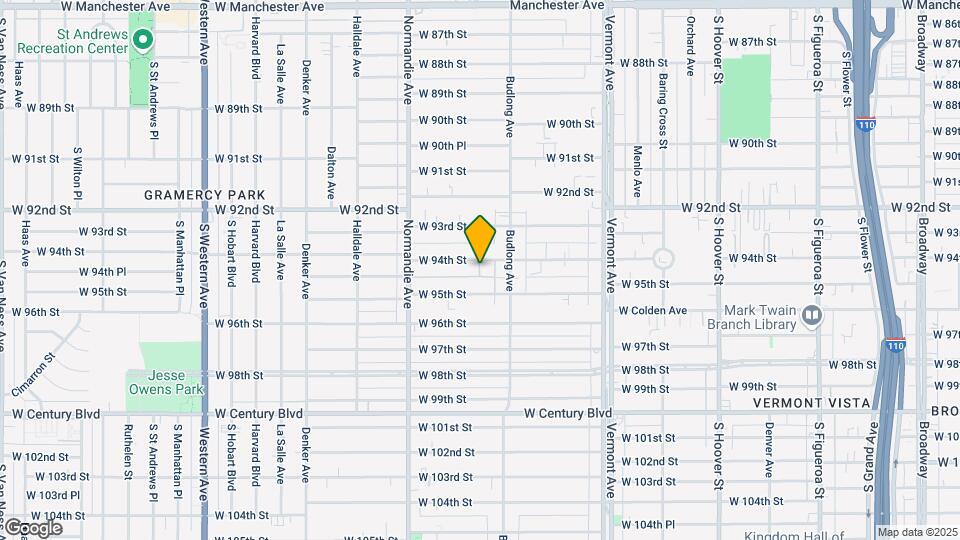 1232 W 94th St Mapa y Detalles de la Ubicación