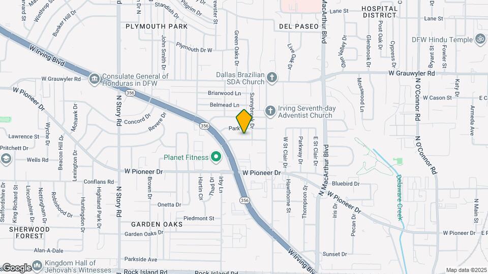 1513 Arcady Ln Map and Location Details