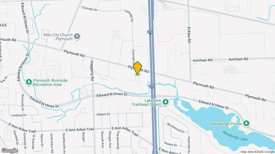 40295 Plymouth Rd Map and Location Details