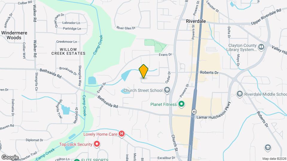 6989 Cedar Dr Map and Location Details