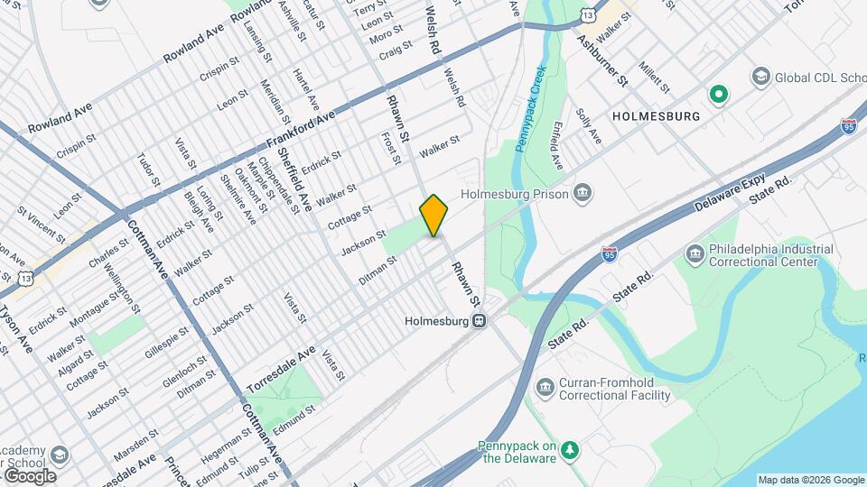 7924 Marsden St Map and Location Details