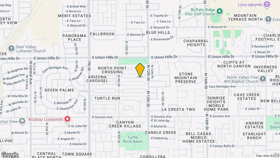 1101 E Bluefield Ave Map and Location Details