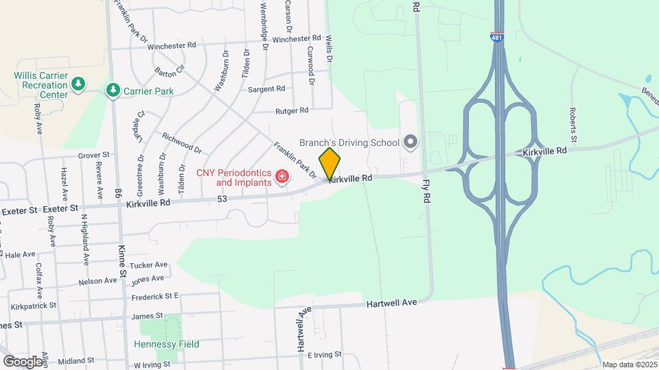 6606 Kirkville Rd Map and Location Details