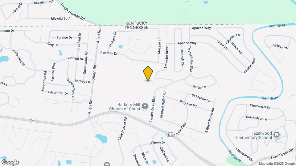 2844 Brewster Drive Map and Location Details