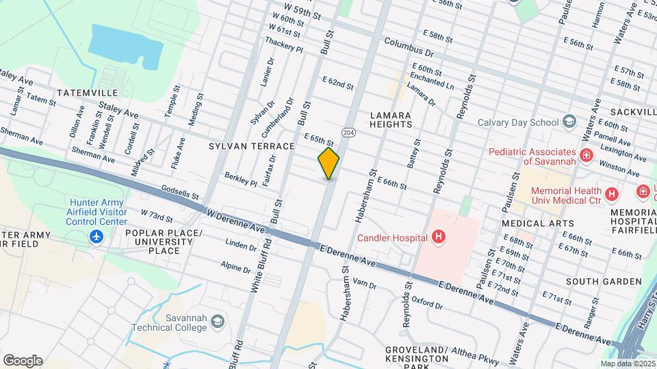 5109 Abercorn St Map and Location Details