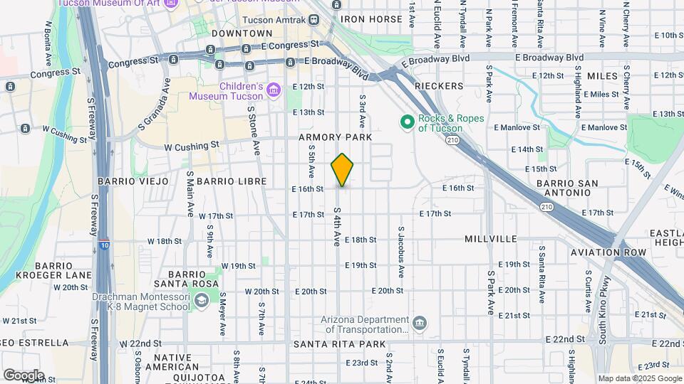 603 S 4th Ave Map and Location Details